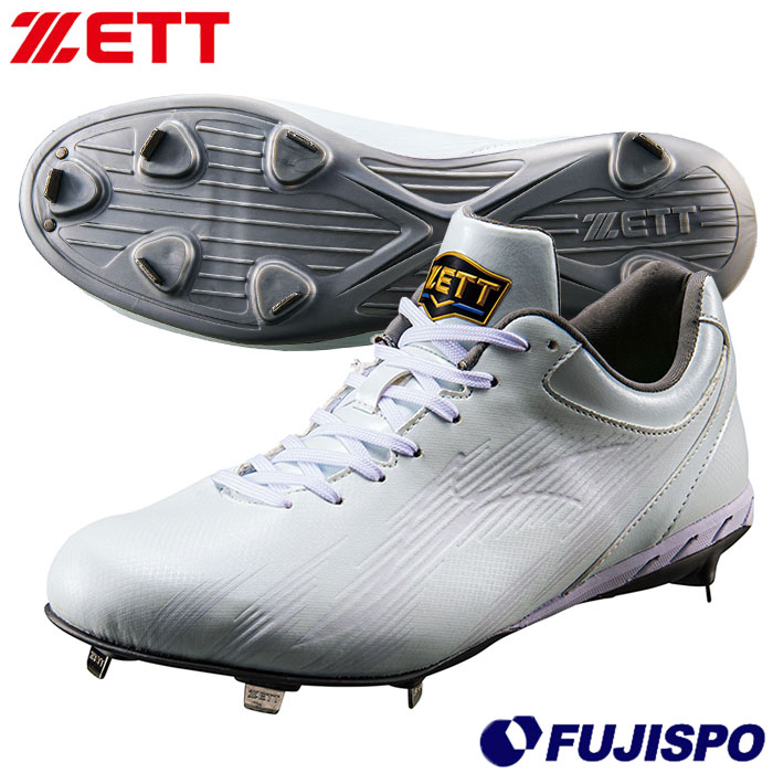 野球 ゼット ネオステイタスWH ZETT 野球スパイク 金具スパイク 白スパ