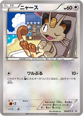 PK-XY-P-250 ニャース | ポケモンカード,XYシリーズ,プロモーション