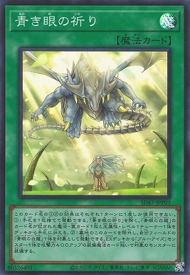 第12期/SD47-JPP03 青き眼の祈り【スーパーレア】 | 遊戯王OCG,【OCG