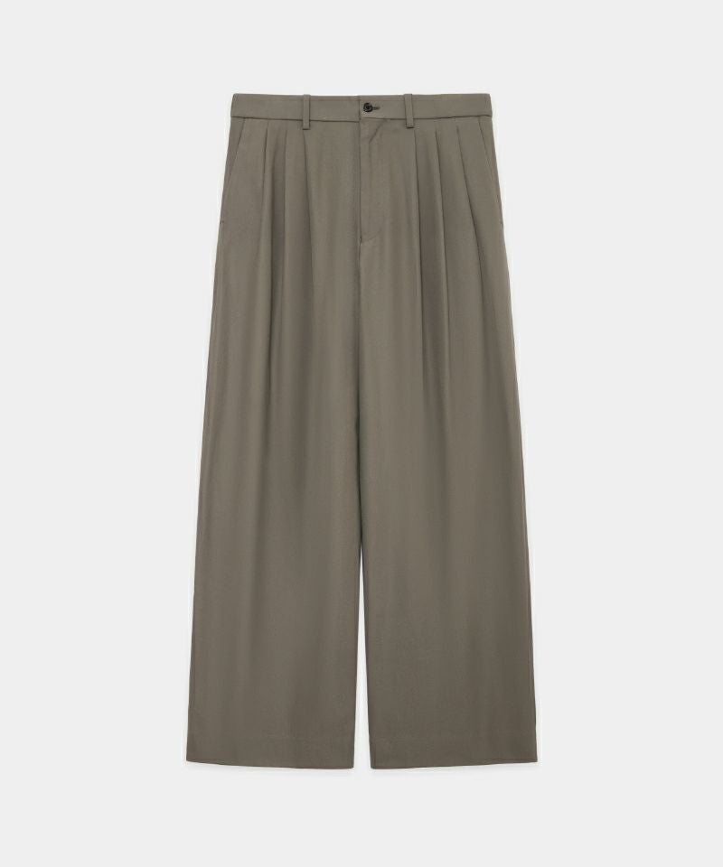 MARKAWARE＞TRIPLE PLEATED WIDE TROUSERS | MAKES ONLINE STORE