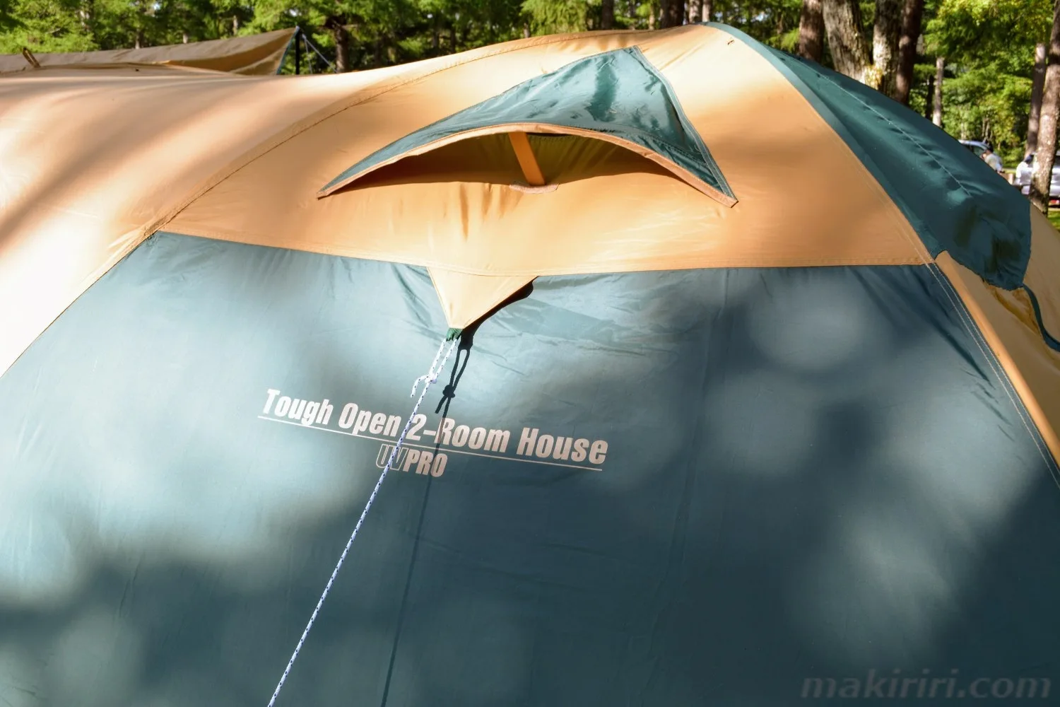 コールマン】新幕タフオープン2ルームハウス初張りin苫小牧アルテン