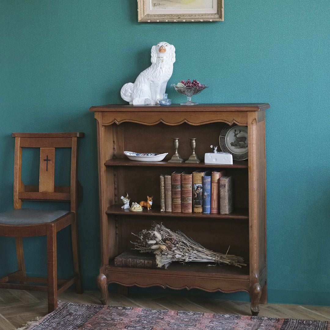 ヴィンテージ ブックシェルフ3段 フランス 本棚/アンティーク家具MALTO