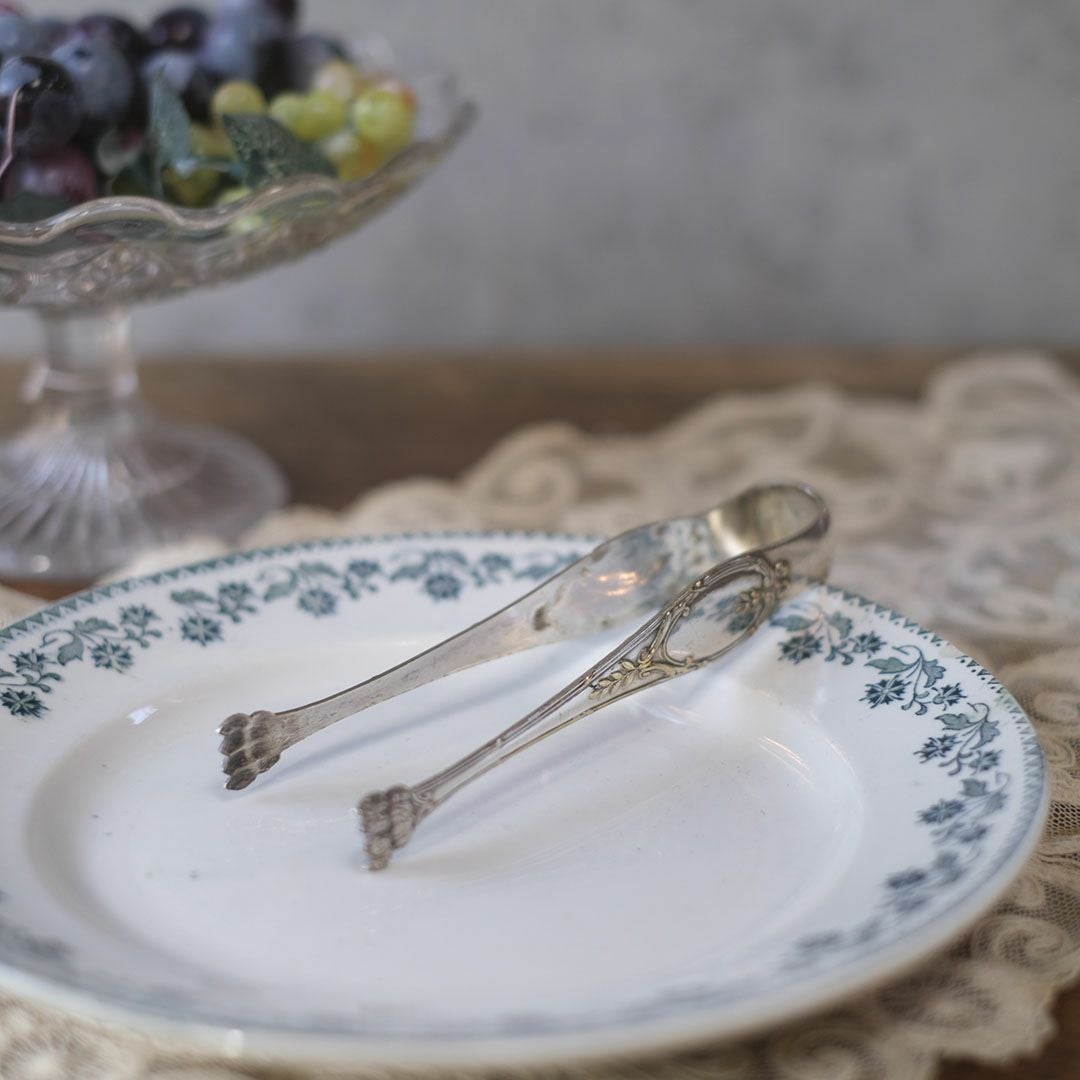 アンティークトング シュガートング獅子の足（ライオンポー） シルバー