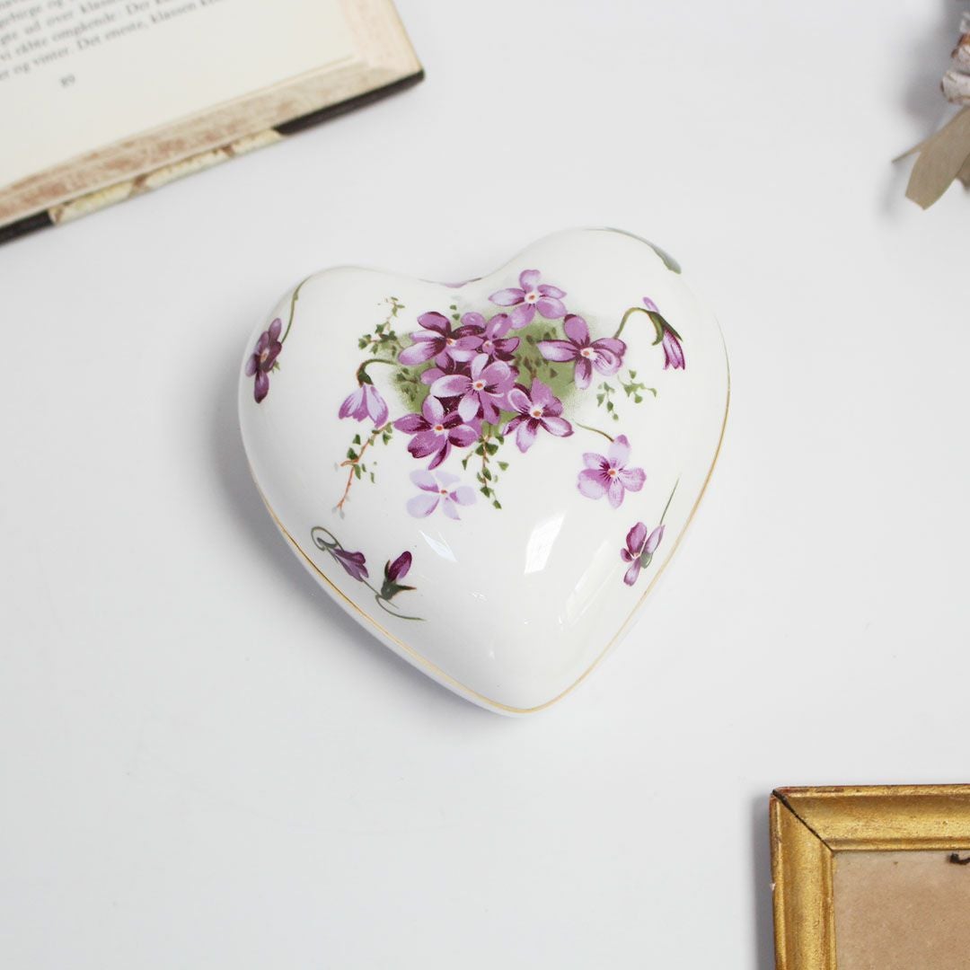 ヴィンテージトリンケットボックス Hammersley(ハマースレイ)菫