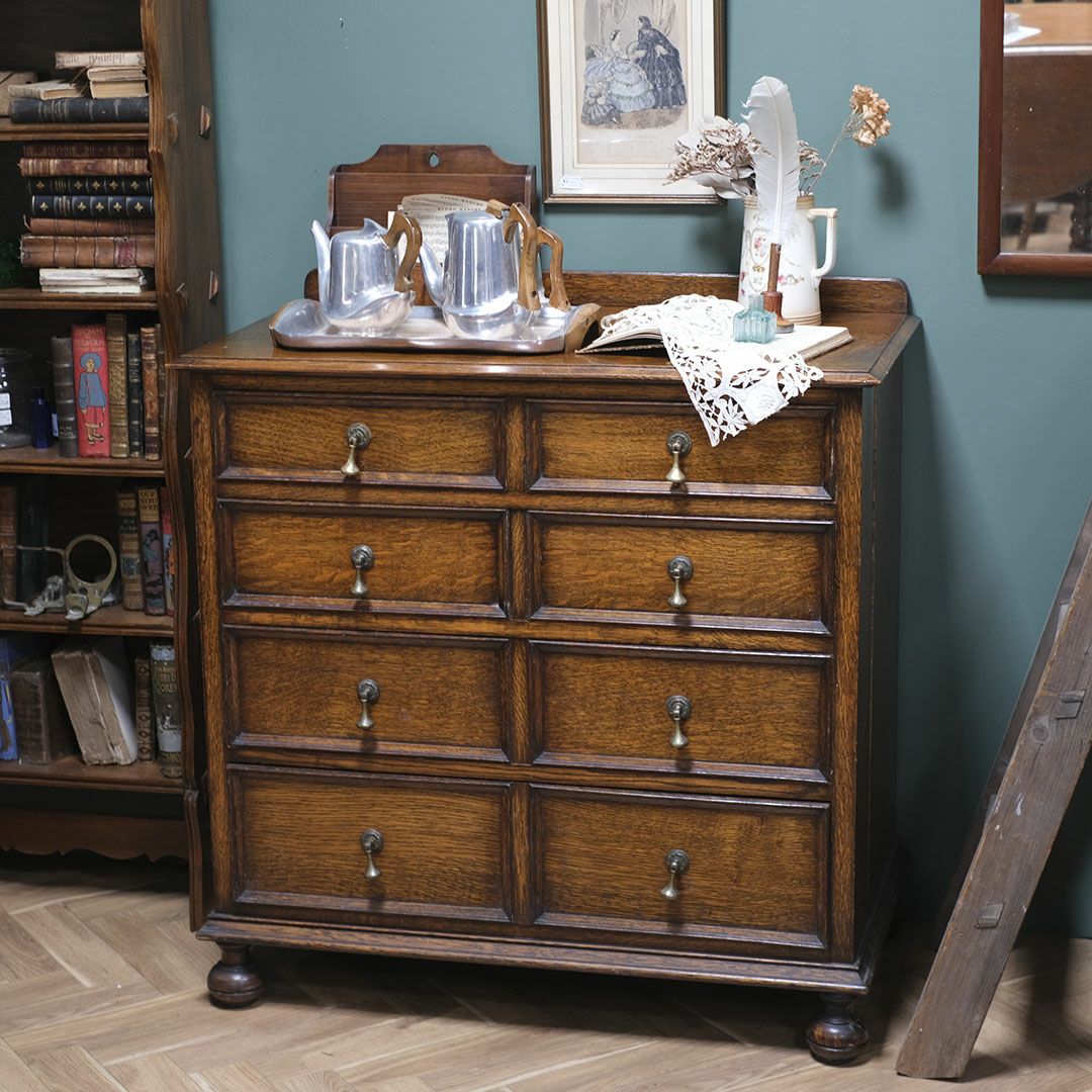 アンティーク オークドロワーチェスト 4段 イギリス/アンティーク家具