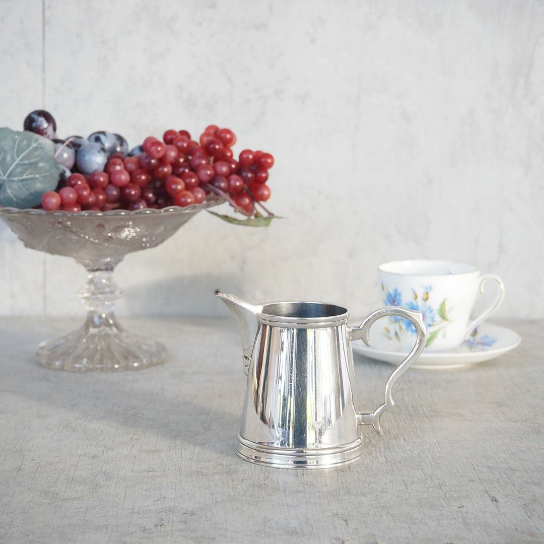 アンティークミルクジャグ シルバープレート ミルクポット A1の通販