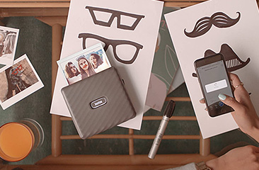 スマートフォン用プリンター “チェキ” INSTAX Link WIDE アッシュ