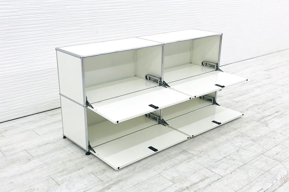 USMハラー ハラーシステム シェルフ USM Haller キャビネット 2連2段