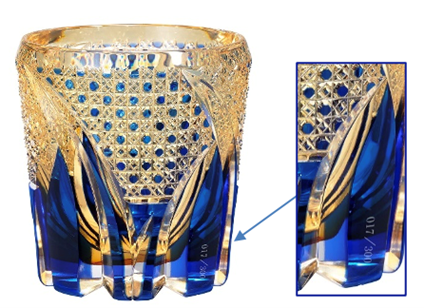 限定300個！『大谷翔平×江戸切子』ロックグラス発売。力強さと繊細さが