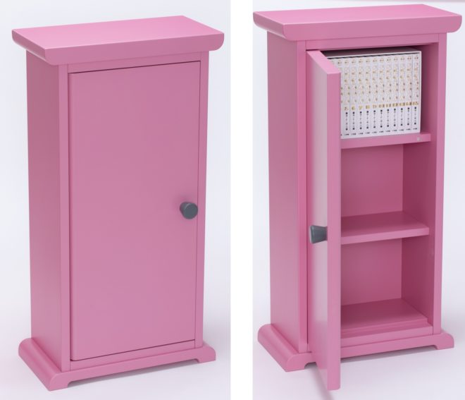 カリモク製どこでもドア型本棚も！「ドラえもん」豪華全45巻セットの