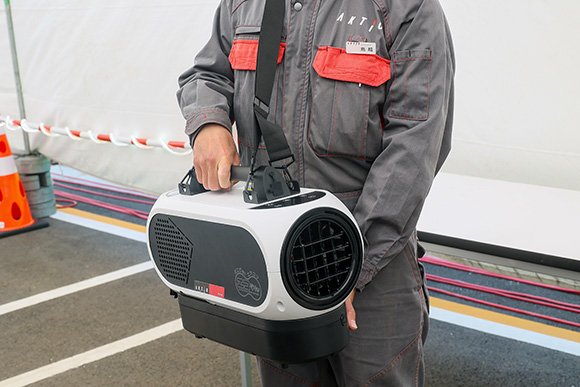 どこでも快適冷房！ ポータブルスポットクーラー充電式「エコやん