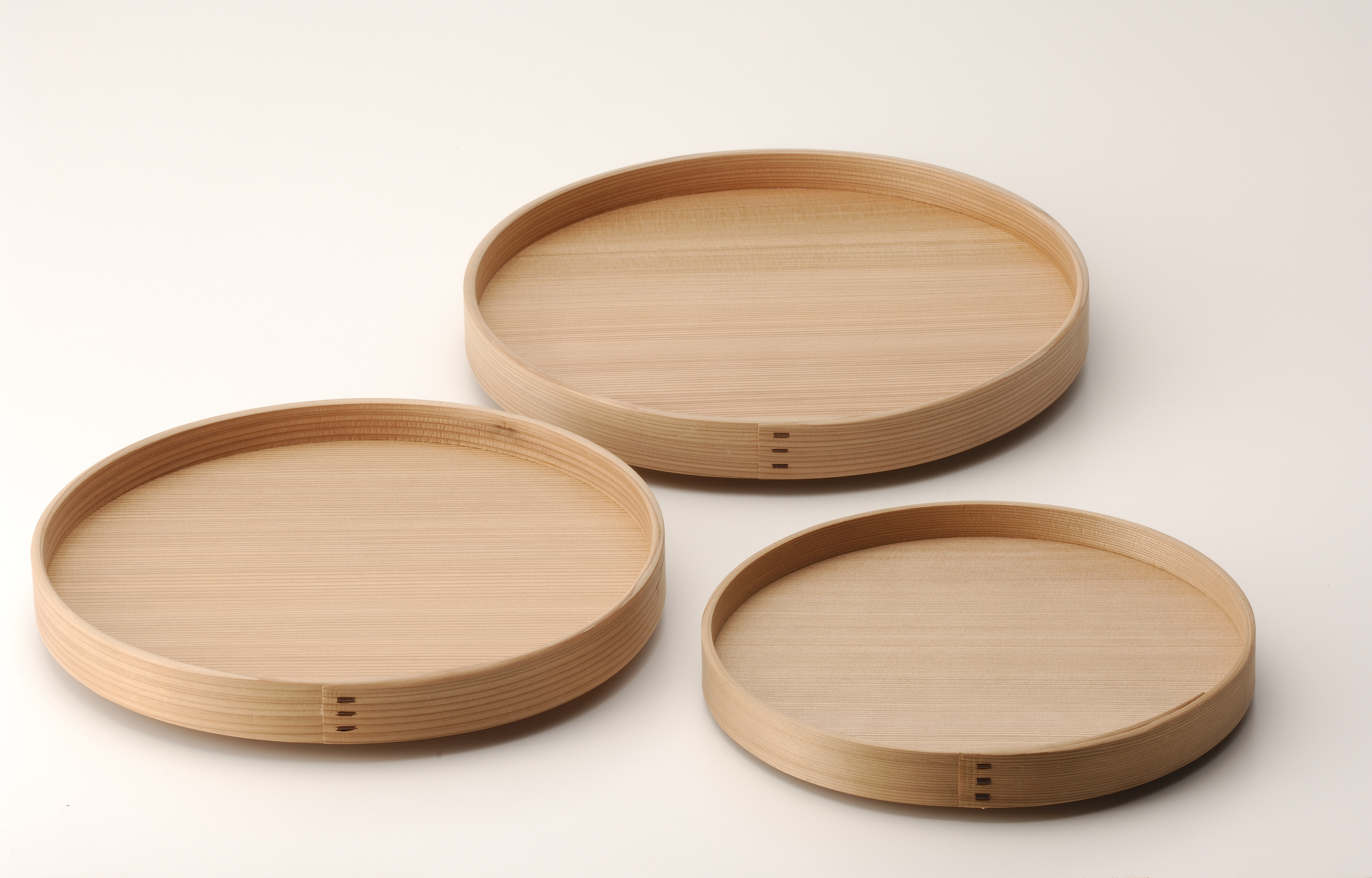 博多曲物 十八代柴田玉樹 丸盆。関東では曲げわっぱ、博多では博多曲物。