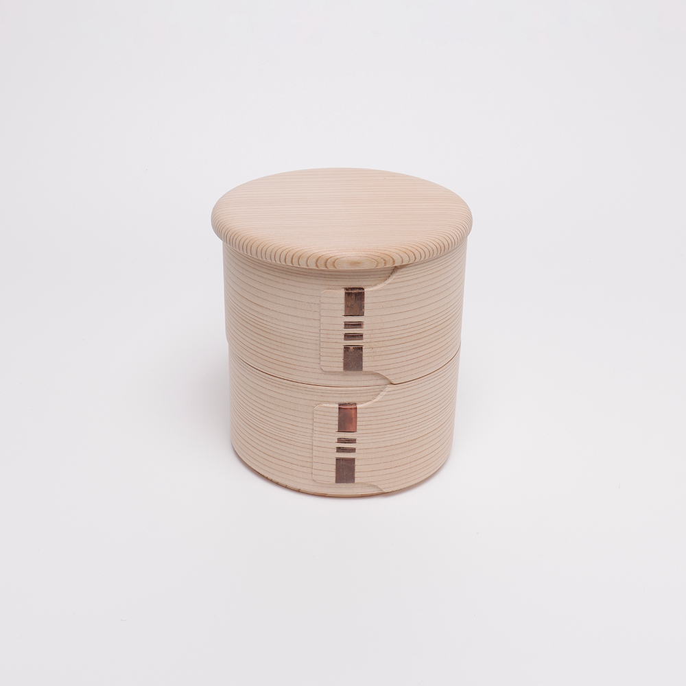 白木 雪だるま弁当箱 | 柴田慶信商店 秋田県大館市