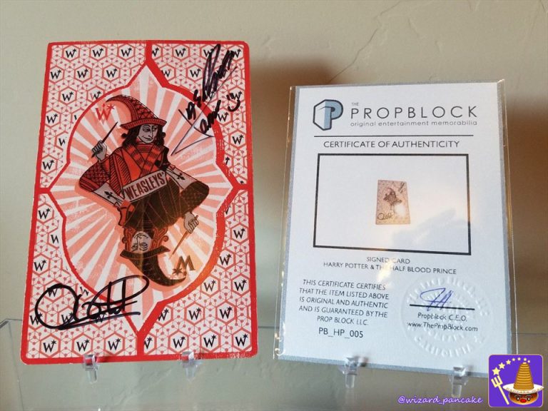 フレッド＆ジョージのトランプカード サイン入♪ハーマイオニーの白い