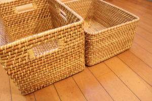 無印良品とニトリのラタンバスケットを比較！ | 片付けブログ「まい