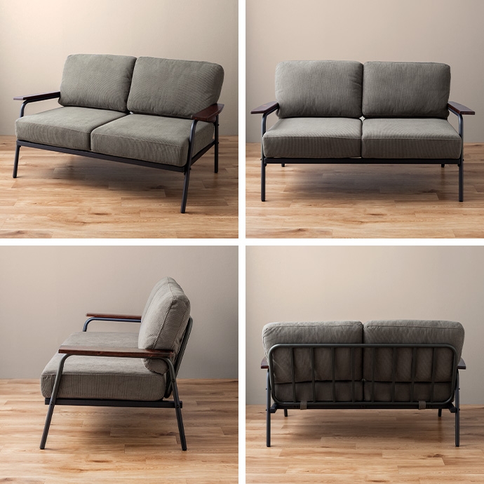 ヴィンテージソファ Basquiat【バスキア】2人掛けソファ コーデュロイ