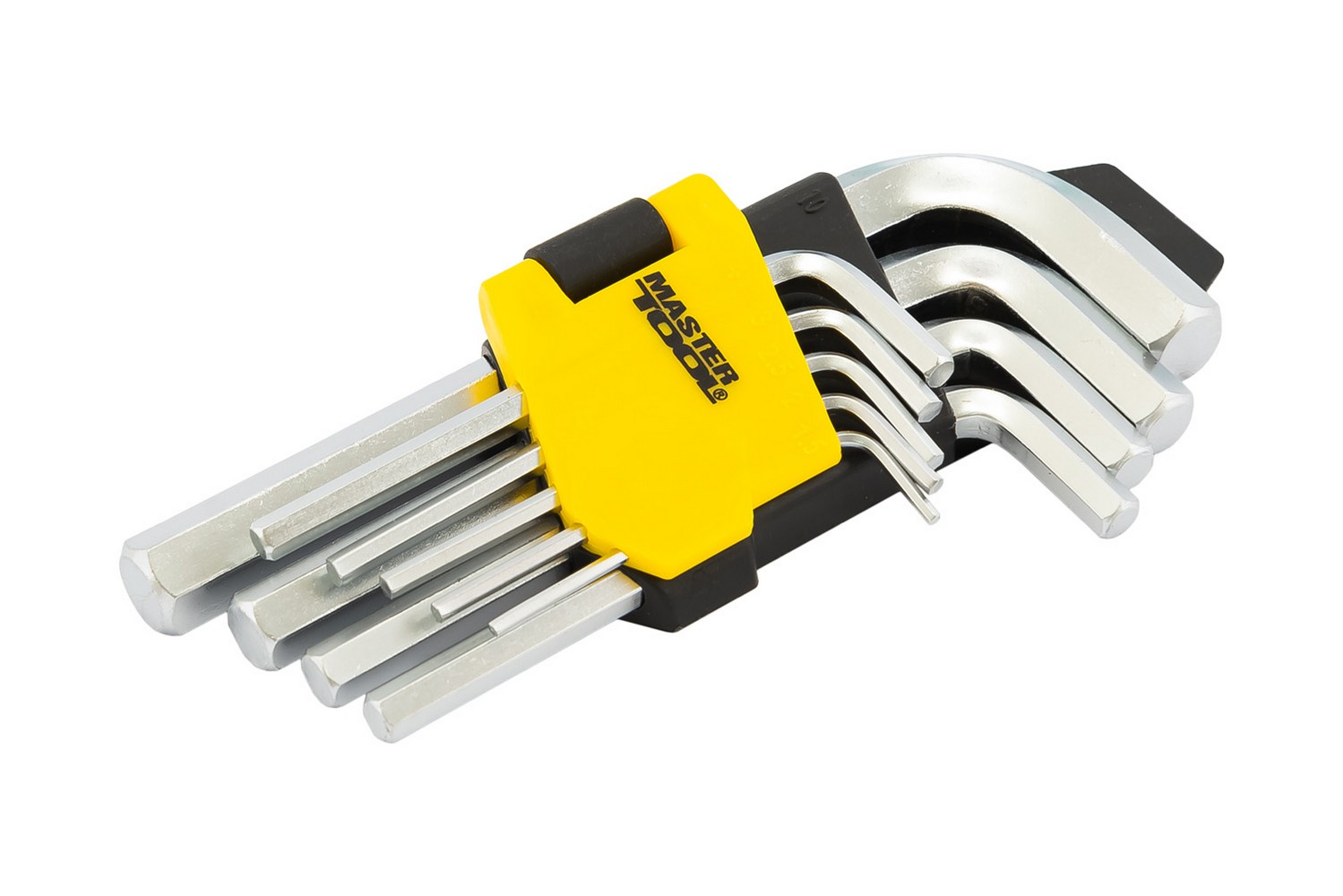 Купить Ключи шестигранные MASTERTOOL CrV 1,5-10 мм 45-112 мм набор