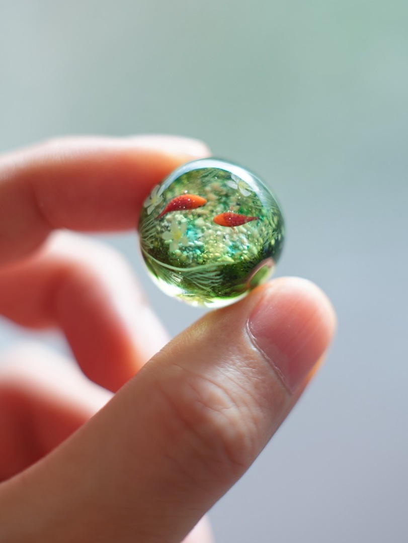 蔵出し品「金魚の試作玉」…Glass2H | 彩元堂：増永元 official site