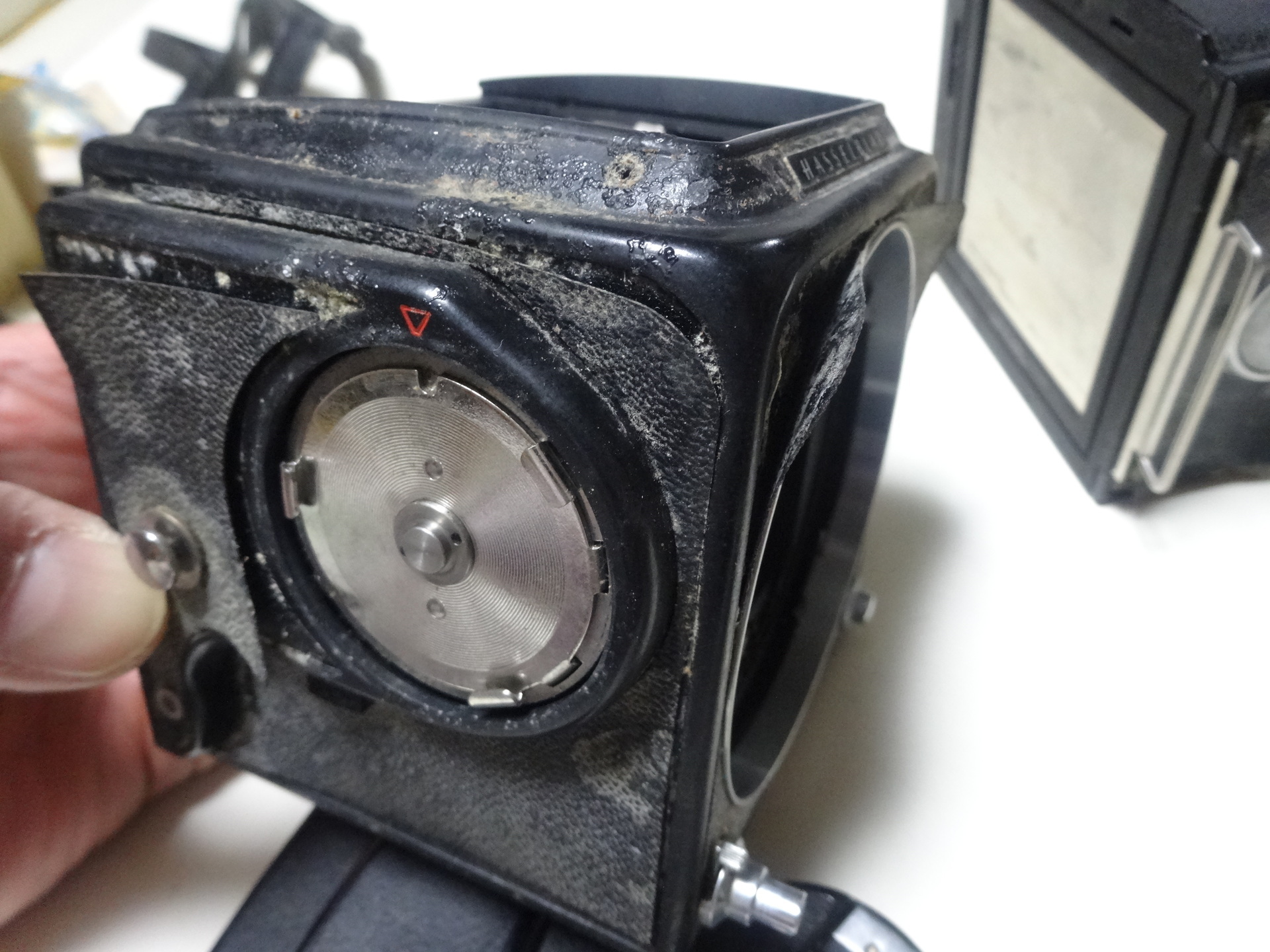 ハッセルブラッド500C/M パーツを分離して点検 : カメラ修理日記