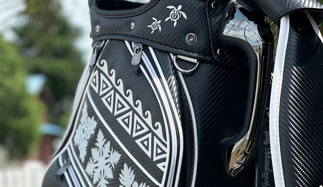 マスダゴルフ』×『アロハスタンダード』9.5型トーナメントバッグ