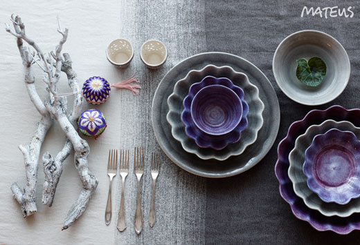 カレー皿にも。オイスターボウル丸深皿24cm | マテュースの卸販売