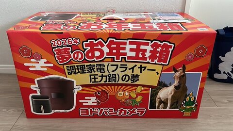B!] 【ヨドバシ福袋2026】調理家電（フライヤー、圧力鍋）の夢