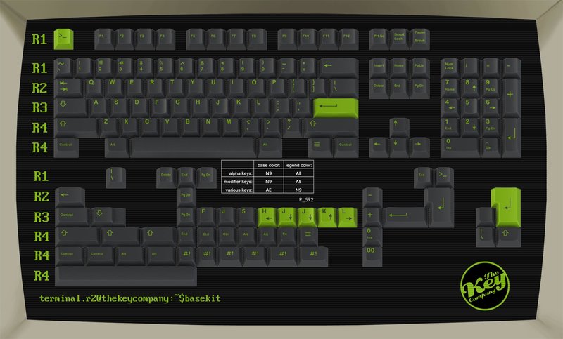 Terminal R2 终端机R2 - Keycaps Info From Matrix