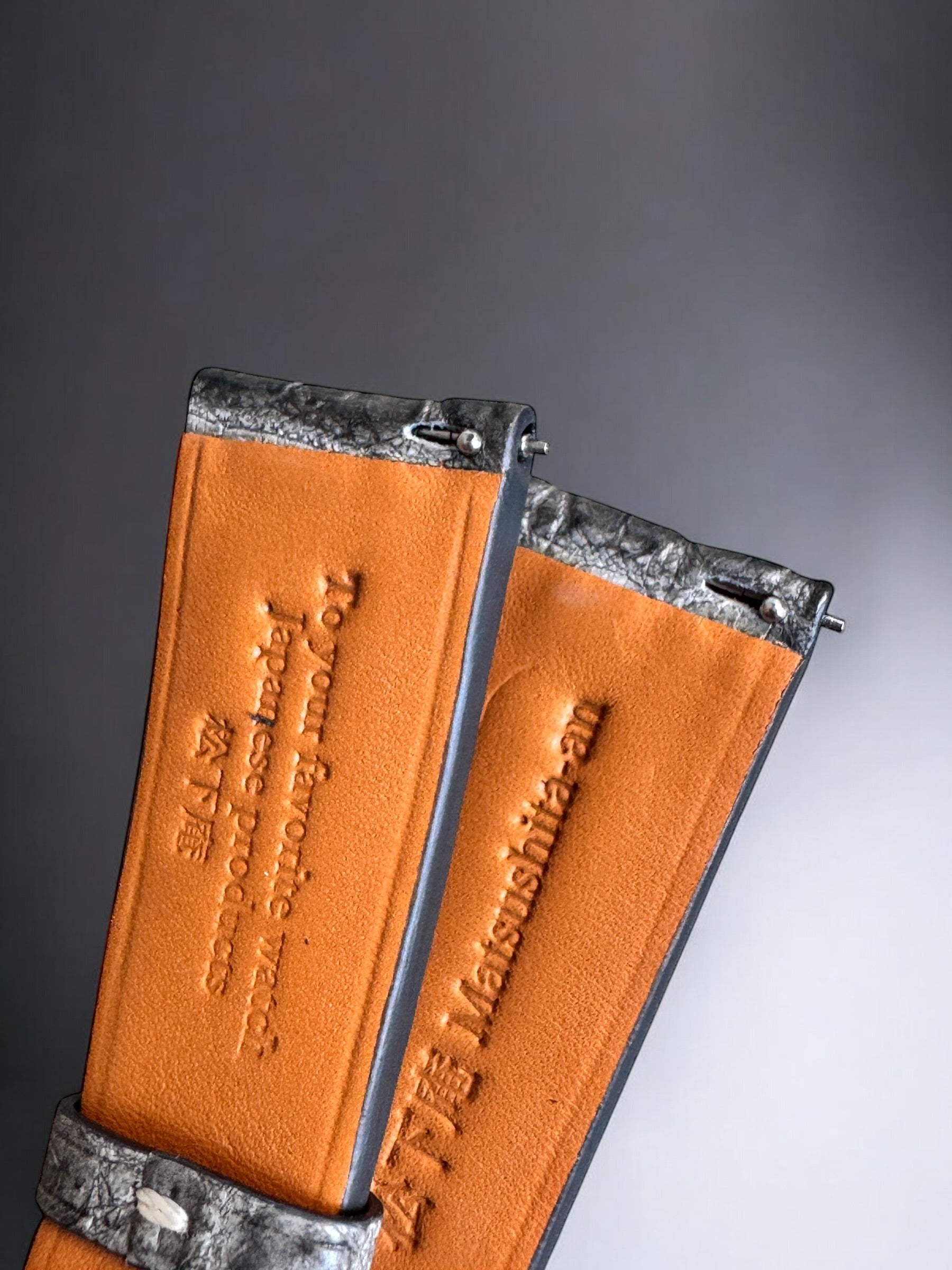 墨染クロコダイル | 22-18mm ｜ショート – 松下庵