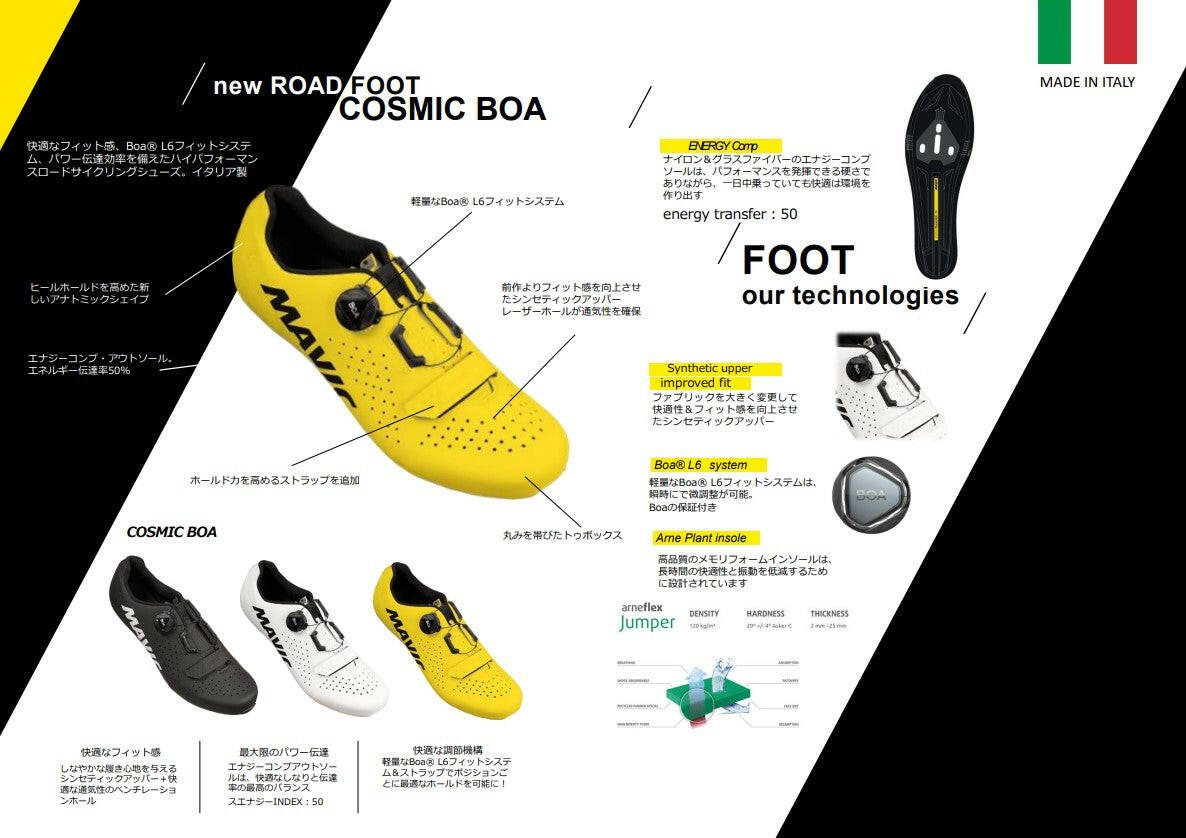 COSMIC BOA - MAVIC YELLOW | MAVIC ブランド公式サイト
