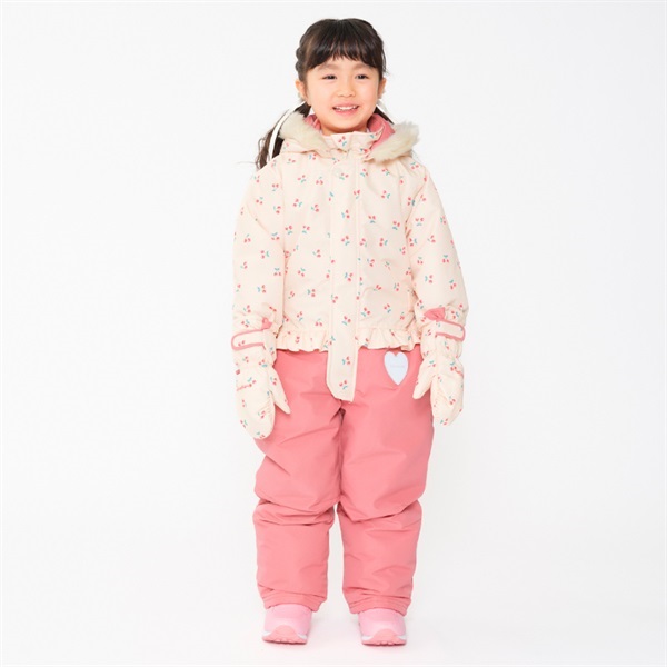 チェリー柄切替スノーコンビ スノー｜子供服・ベビー服の通販はこども