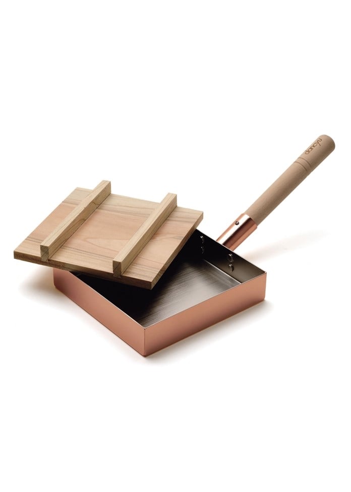 dancyu（ダンチュウ）】純銅玉子焼 18×18cm（木蓋付）: 雑貨｜オン