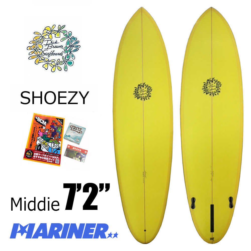 ミッドレングス ディックブルーワーサーフボード ミッディ DICK BREWER