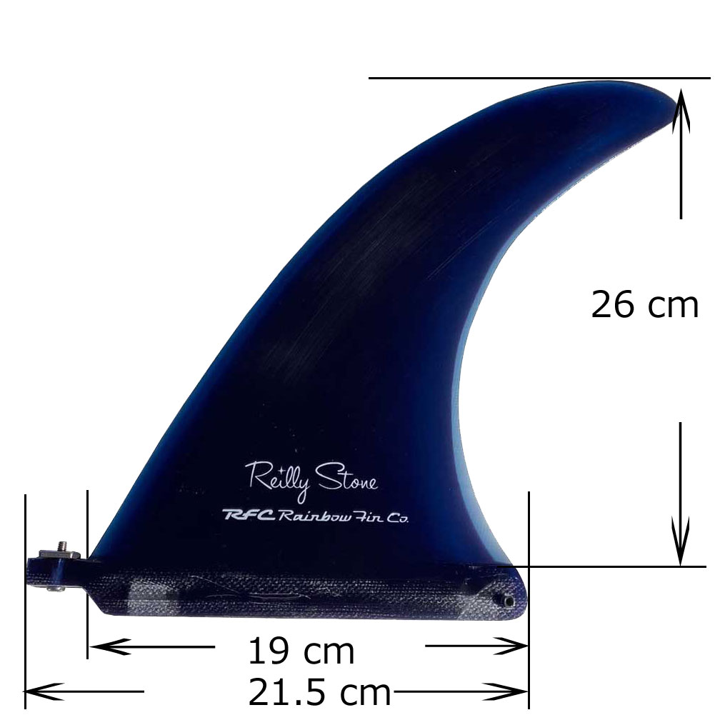 ロングボードフィン Rainbow fin Reilly Stone レインボーフィン