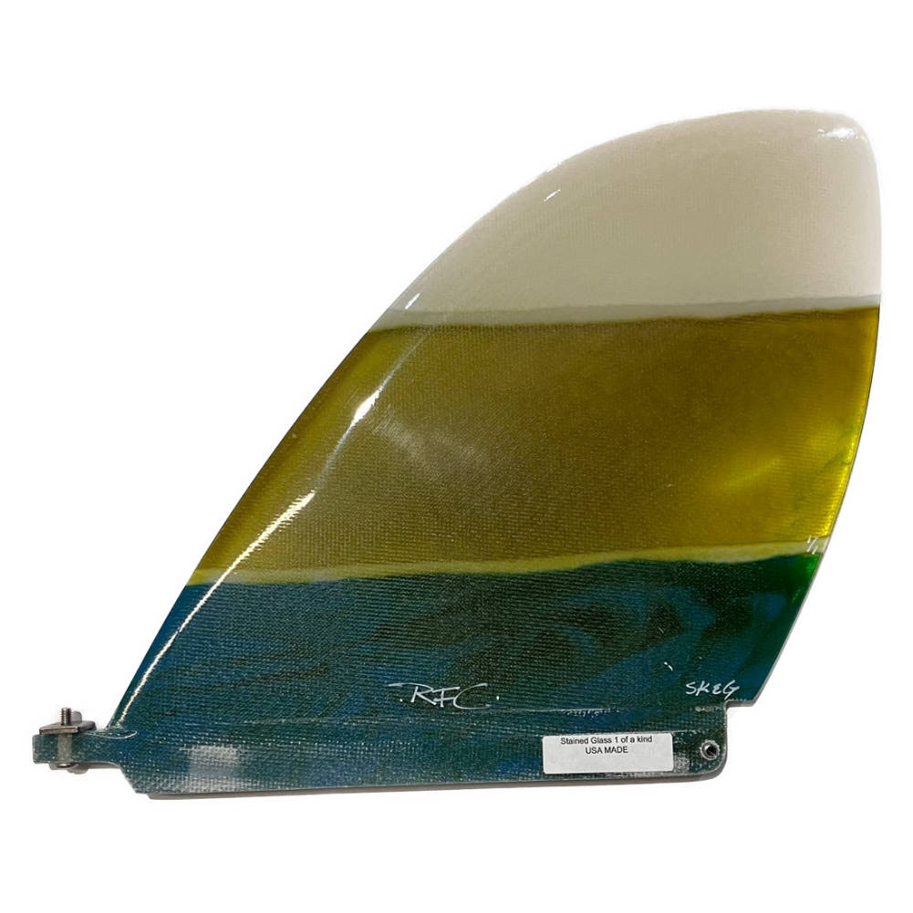 ロングボードフィン Rainbow fin SKEG 8.5 SG Stained Glass
