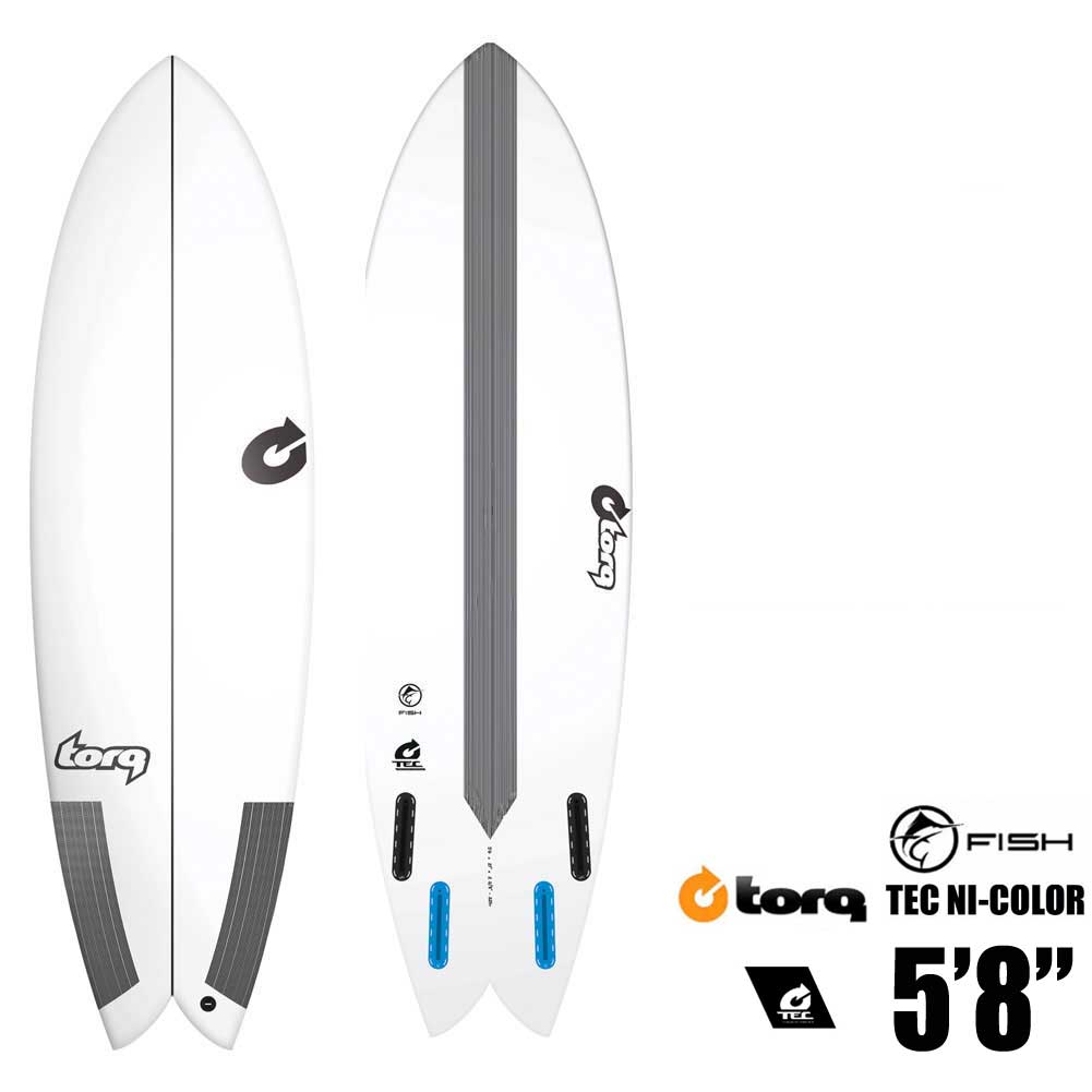 TORQ Surfboard トルクサーフボード TEC FISH 5'8 EPS/フィッシュ
