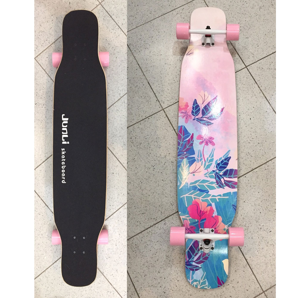 ロングスケートボード コンプリート クルーザー ロングボード 四輪