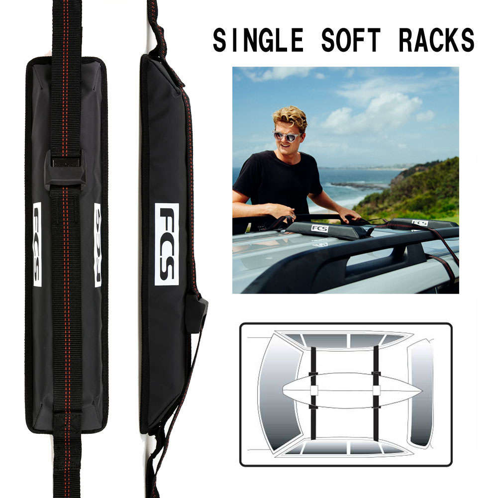サーフボードキャリア ソフトラック シングル FCS SOFT RACKS カー用品