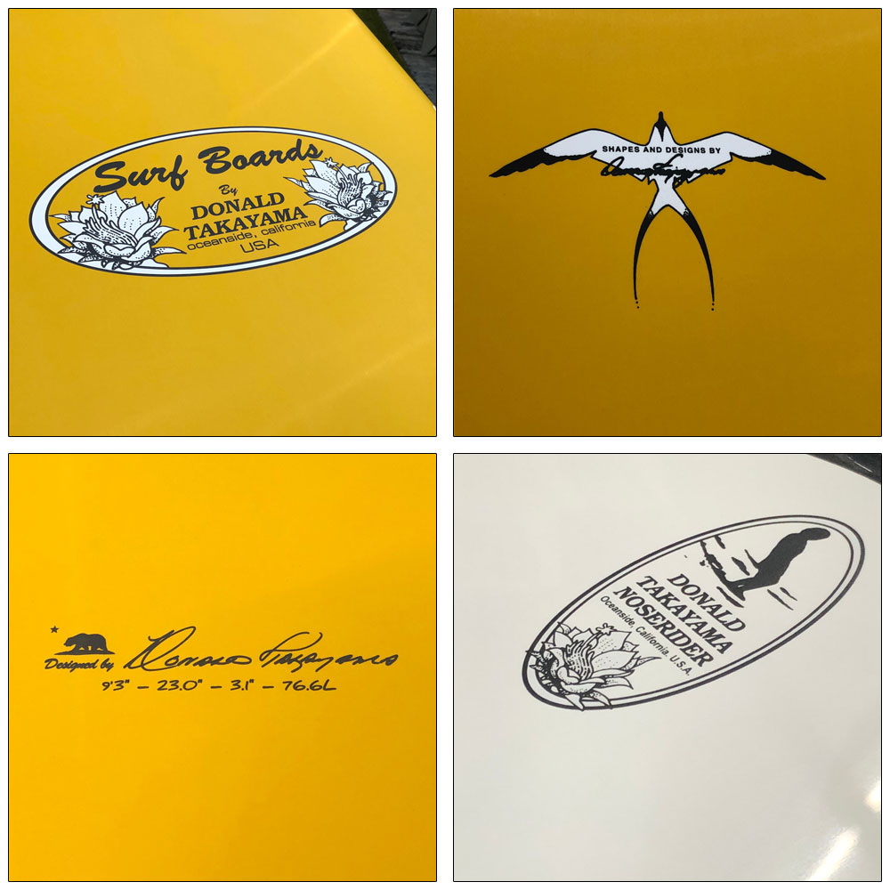 ロングボード SURFTECH HAWAIIAN PRO DESIGNS ドナルドタカヤマ IN THE