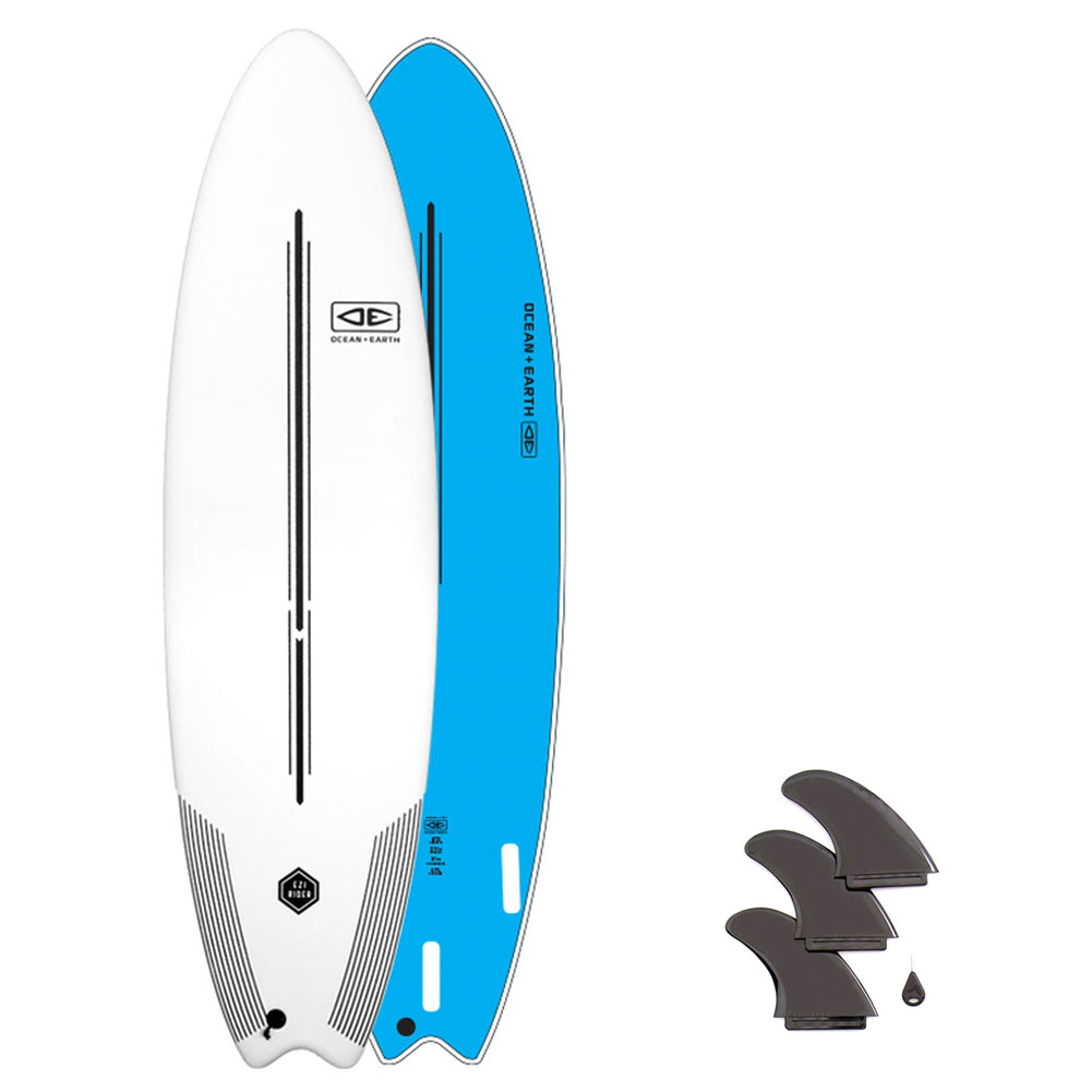 OCEAN&EARTHEZIRIDERSOFTBOARD7'0サーフボードソフトボード/初心者用