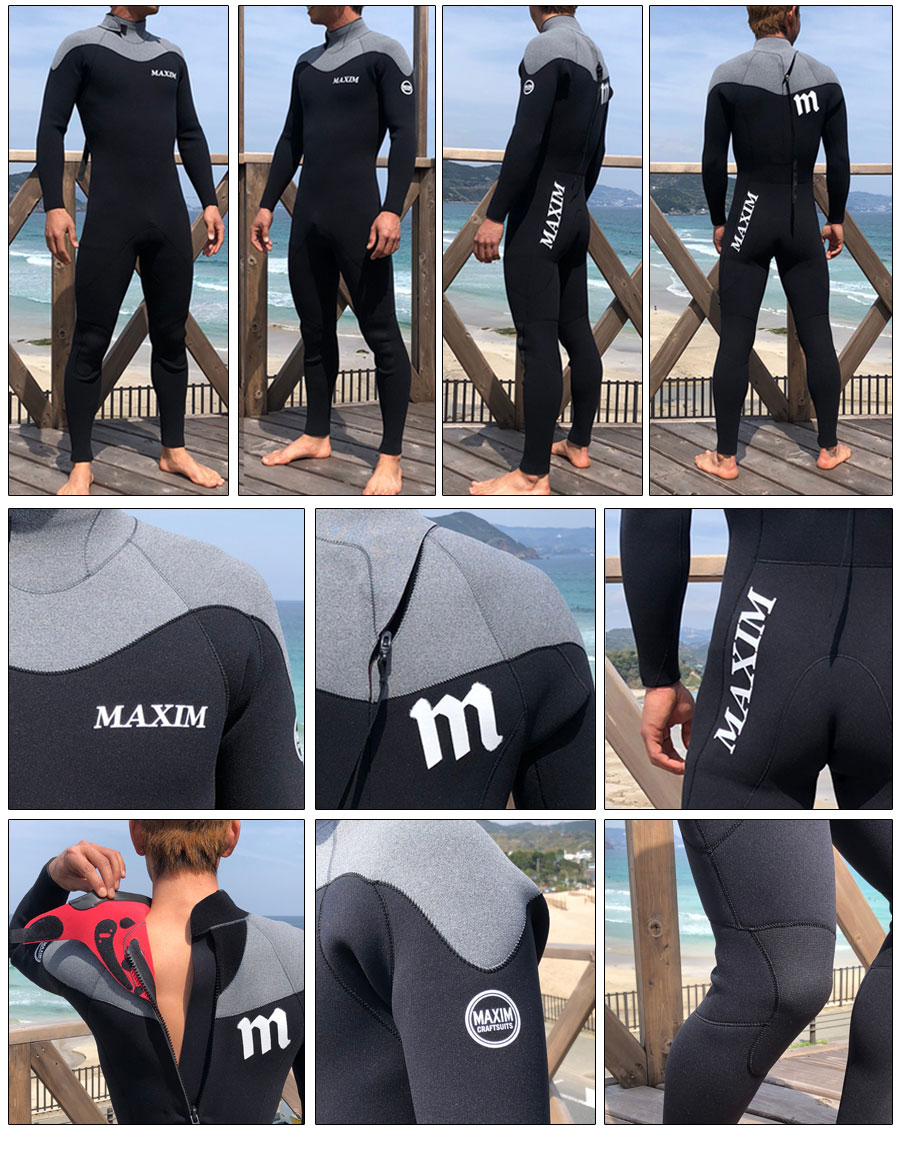 メンズウェットスーツ 3mmALL ビーウェット フルスーツ オーシャン