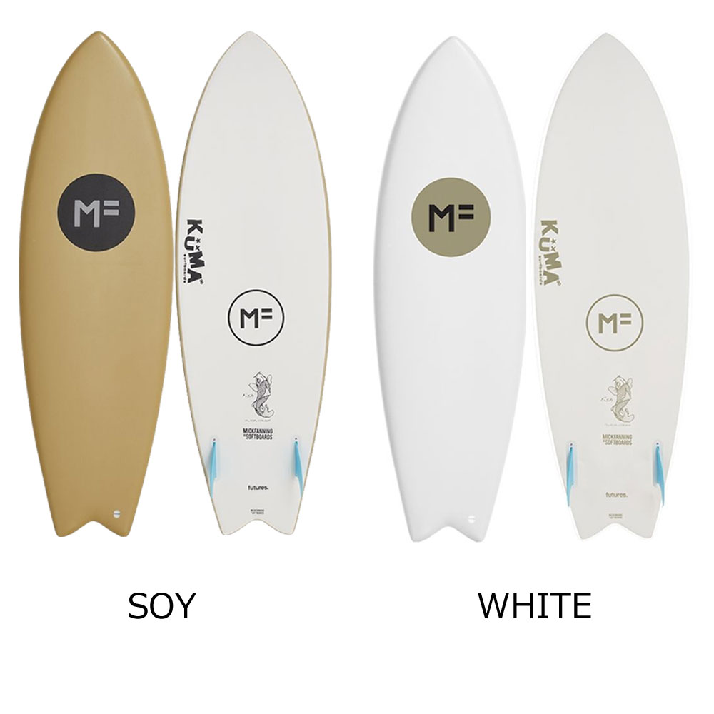 ミックファニング ソフトボード サーフボード KUMAFISH 5'8 FUTURE