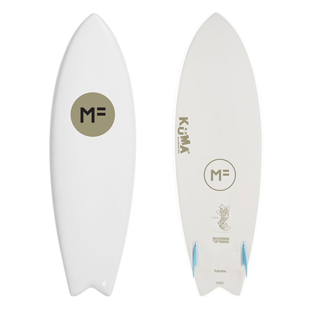 ミックファニング ソフトボード サーフボード KUMAFISH 5'8 FUTURE