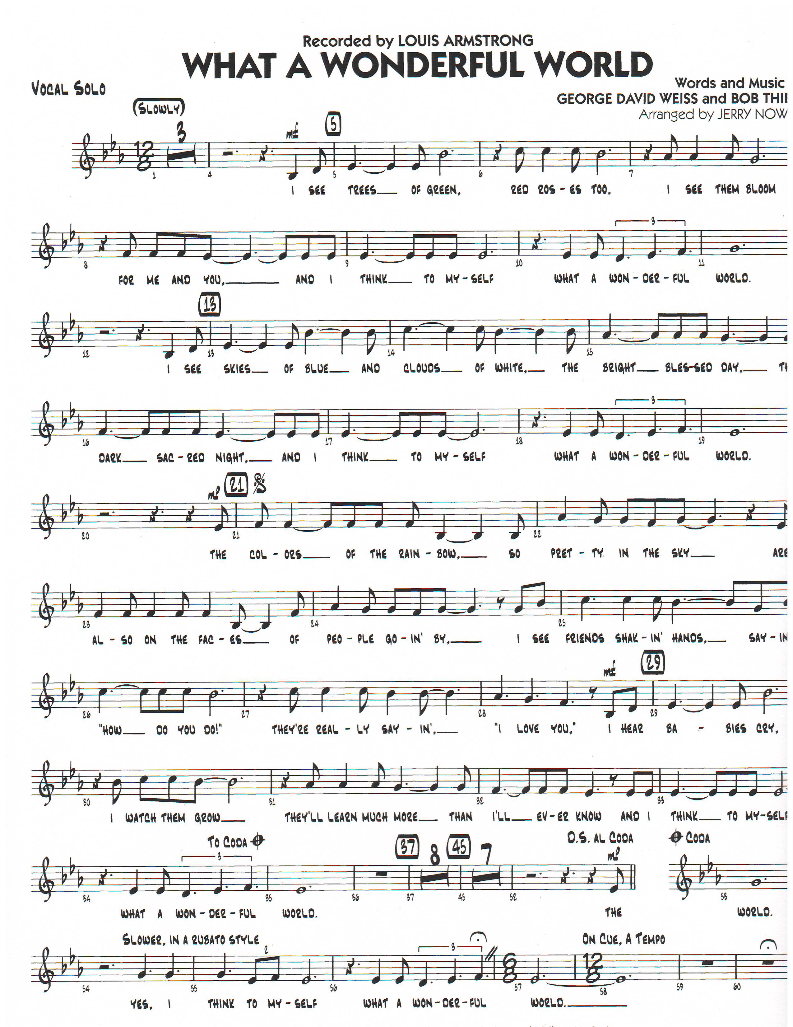 WHAT A WONDERFUL WORLD