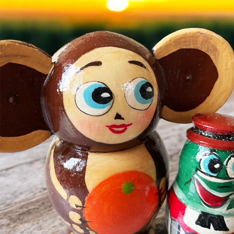 ロシア雑貨店マリンカ / チェブラーシカマト小chebmato08