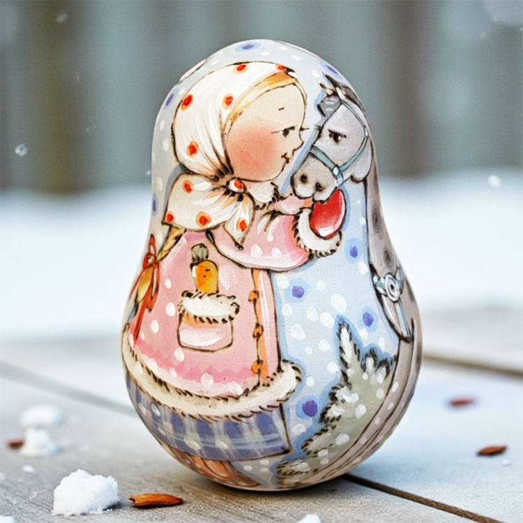 ロシア雑貨店マリンカ / イリーナ・ヴァトルーシュキナ作 起き上がり小