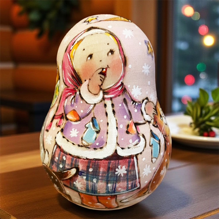 ロシア雑貨店マリンカ / イリーナ・ヴァトルーシュキナ作 起き上がり小