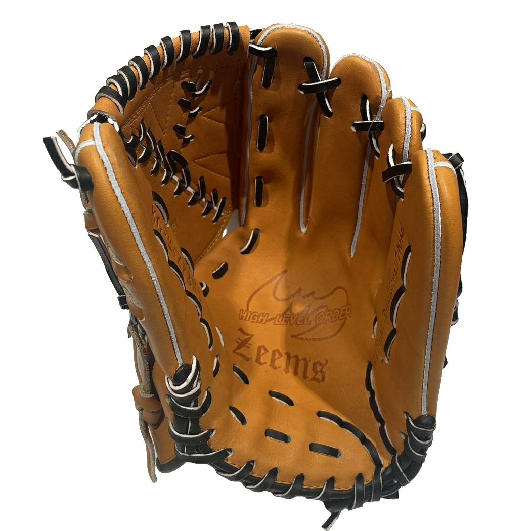 ジームス Zeems 限定 軟式用グラブ 投手用 三方親 ZEEMSロゴマーク PB
