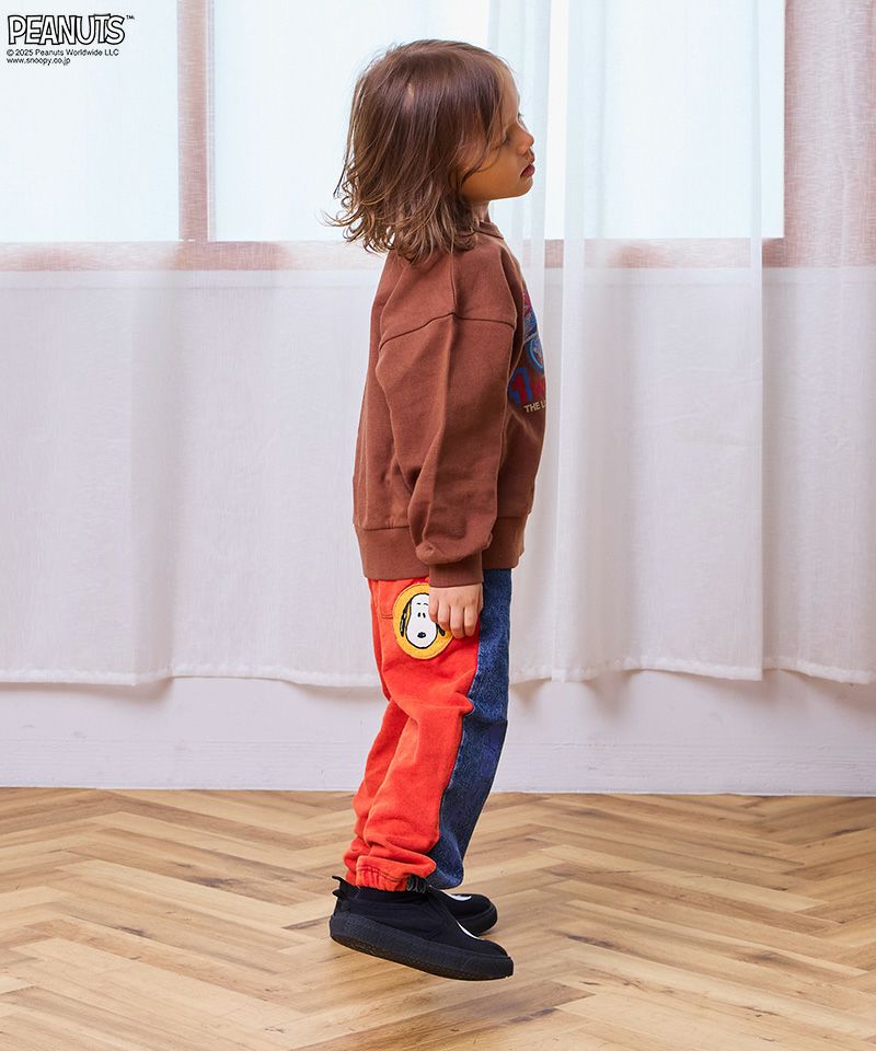 別注】スヌーピーデニムスウェットパンツ ｜ ボトムス ｜ 子供服の