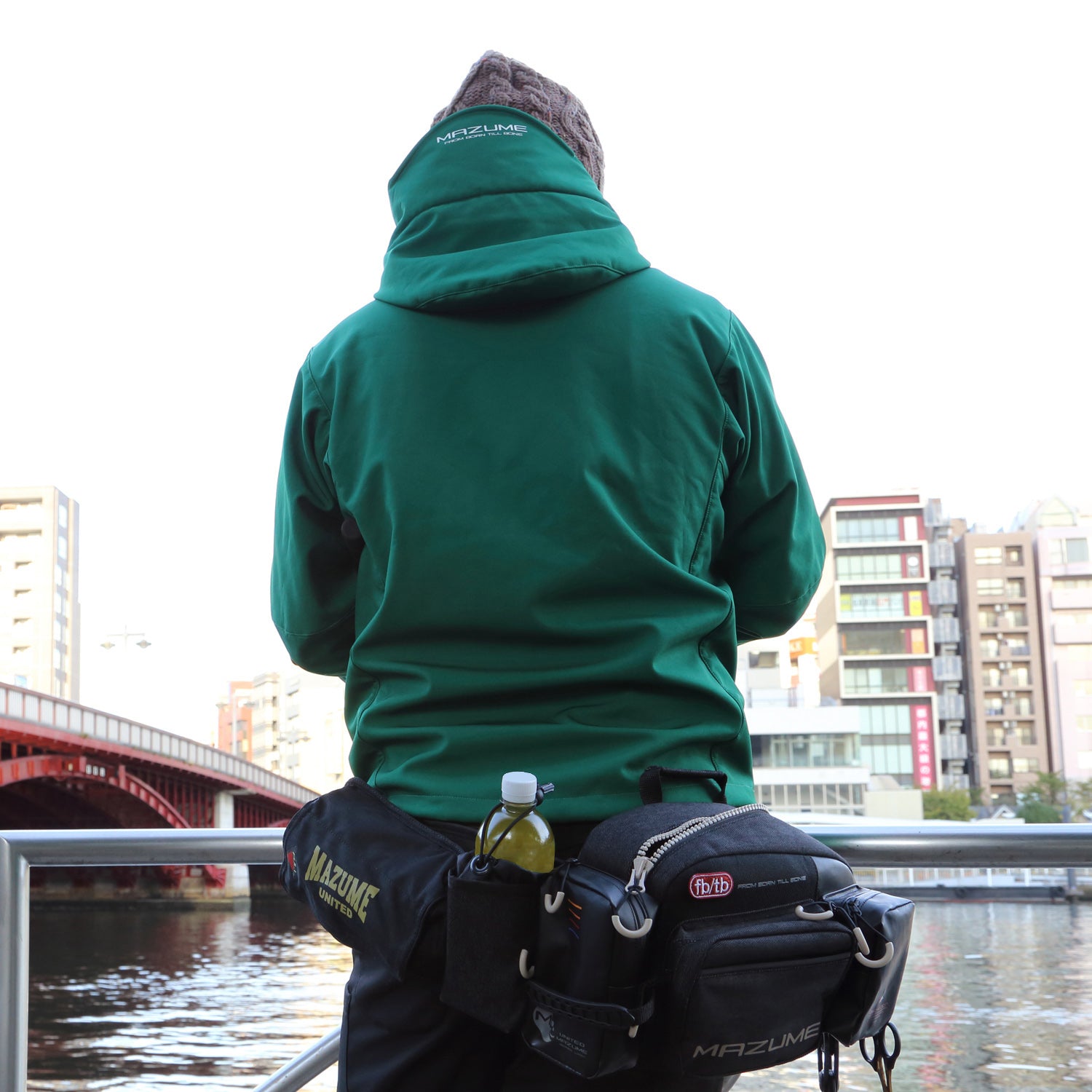 mazume インフレータブルポーチ ブラック（ウエストバッグ取付用