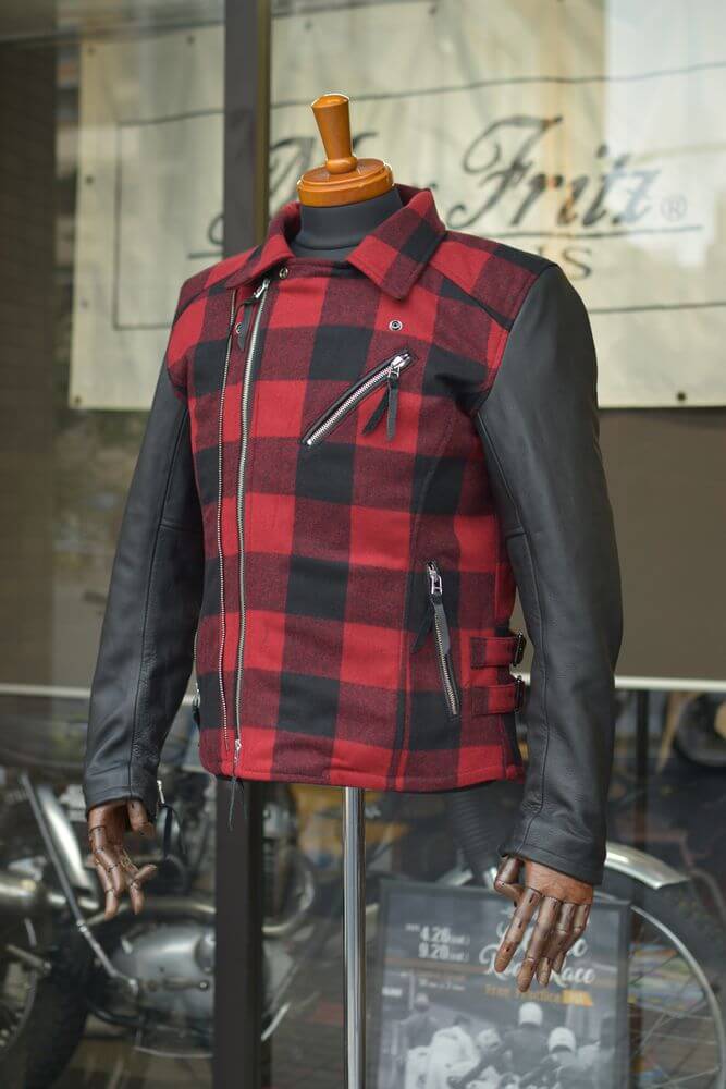 ブロックチェックダブルライダース/MFB-2568【メンズ】 | Men'sJACKET